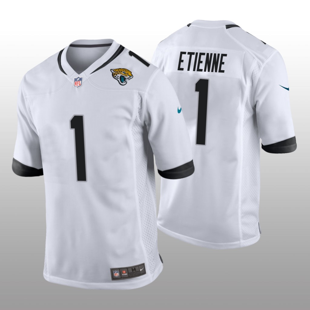 Jacksonville Jaguars Travis Etienne White Jersey Game - Men's