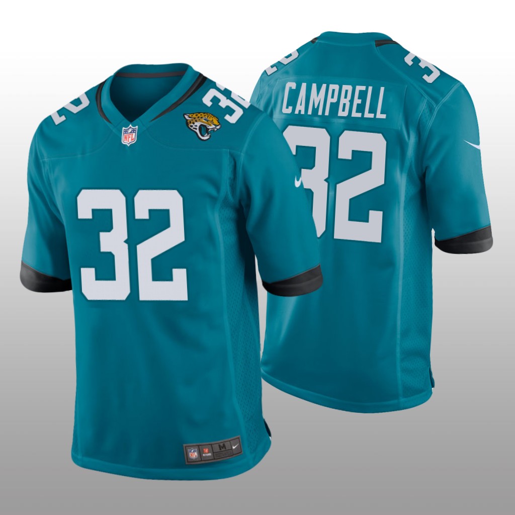 Jacksonville Jaguars Tyson Campbell Teal Jersey Game - Men's