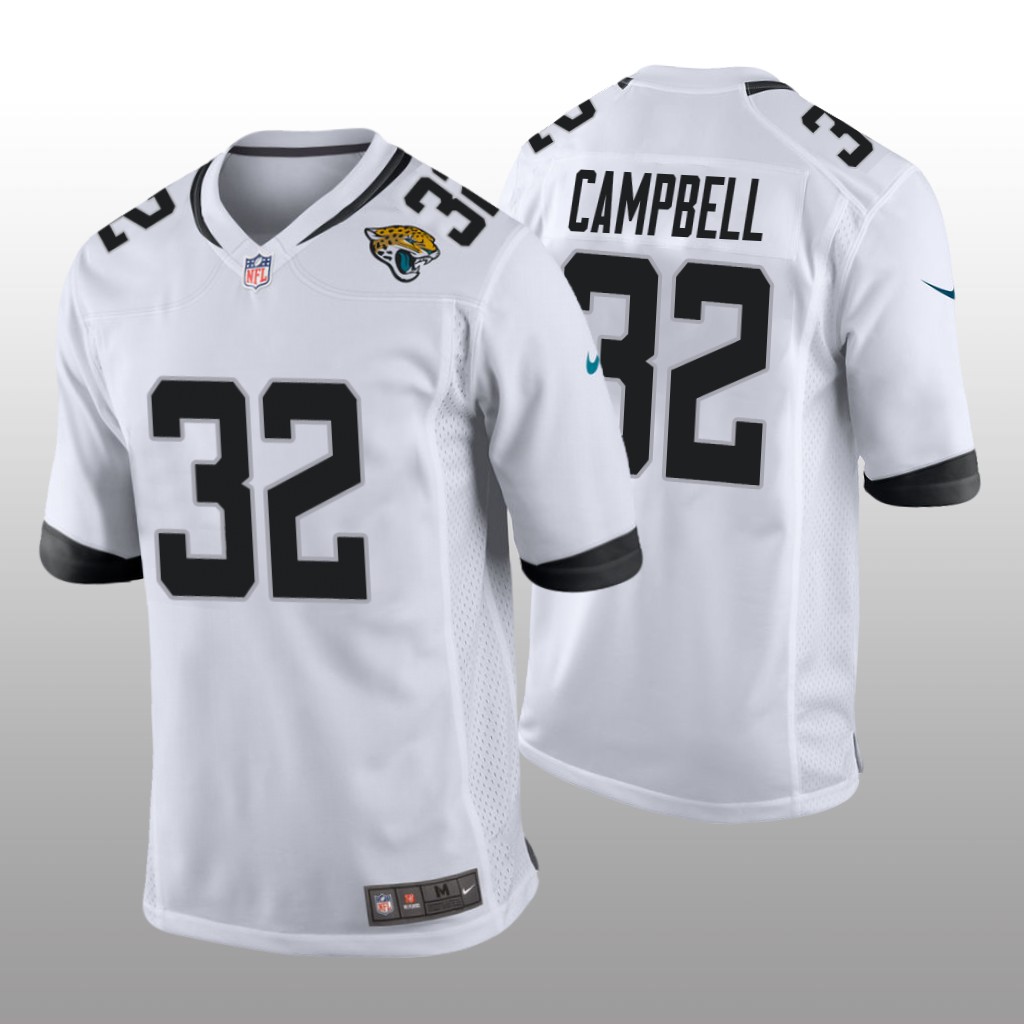 Jacksonville Jaguars Tyson Campbell White Jersey Game - Men's