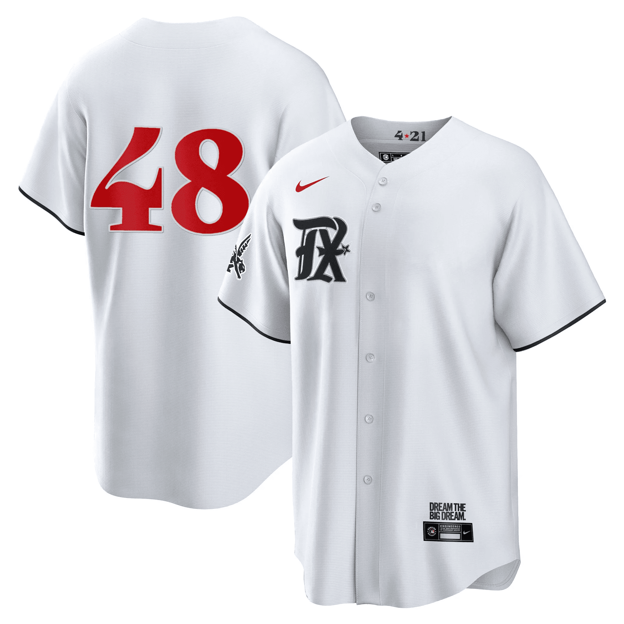 Jacob DeGrom Men's Texas Rangers 2023 City Connect Collection Cool White Jersey - All Stitched