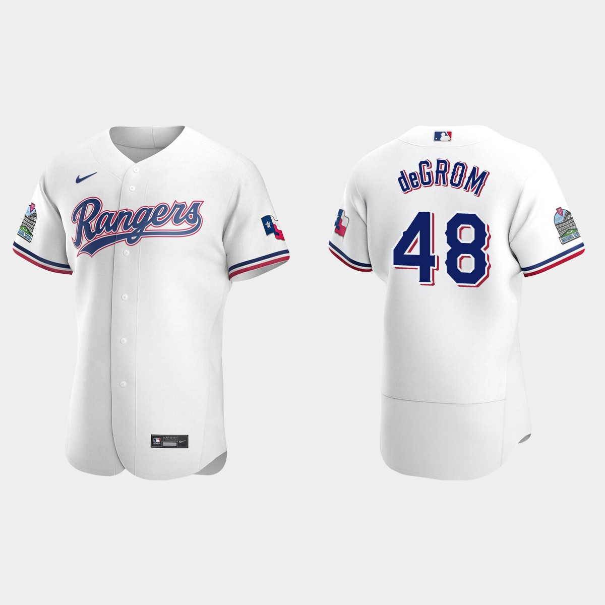 Jacob deGrom Texas Rangers Home Jersey - White
