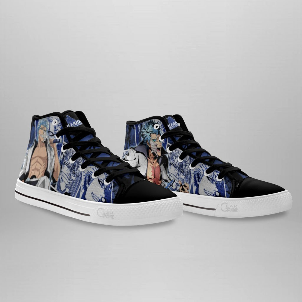 Jaegerjaquez Grimmjow High Top Shoes Custom Bleach Anime Sneakers