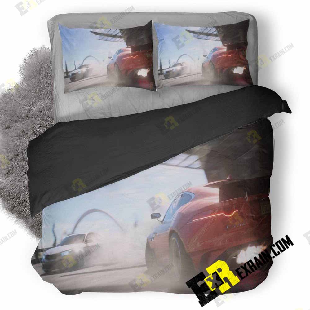 Jaguar F Type Need For Speed Payback 3D Customized Duvet Cover Bedding Set