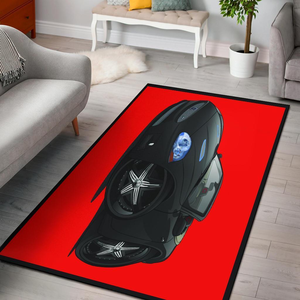 Jaguar Xkr Area Rectangle Rug