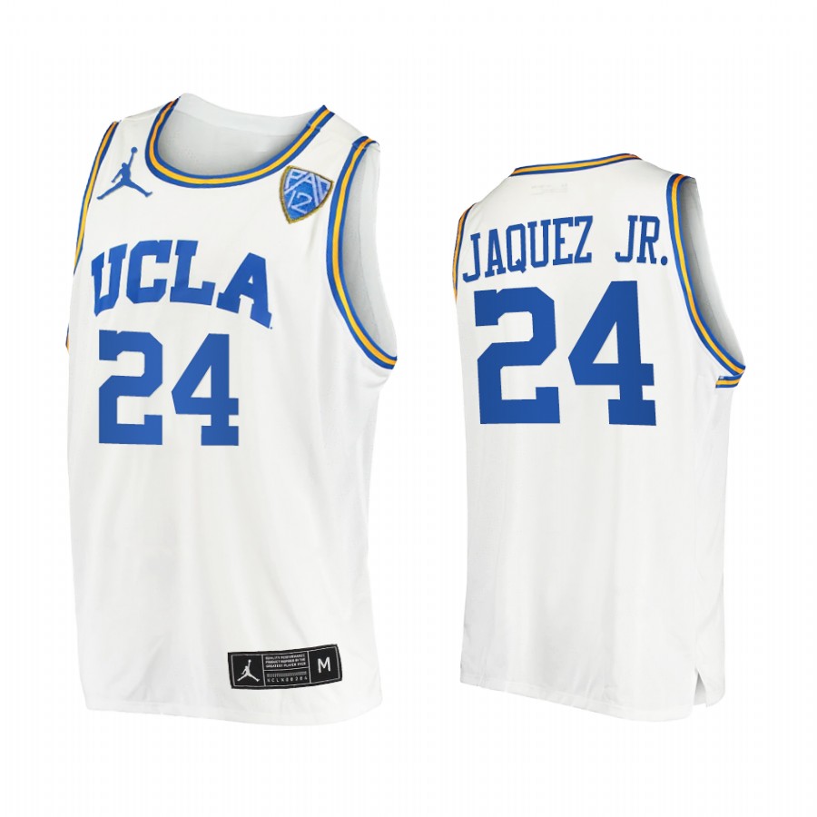 Jaime Jaquez Jr. UCLA Bruins White Jersey College Home