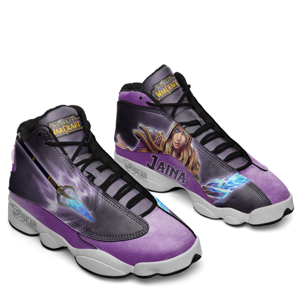 Jaina JD13 Sneakers World Of Warcraft Custom Shoes For Fans
