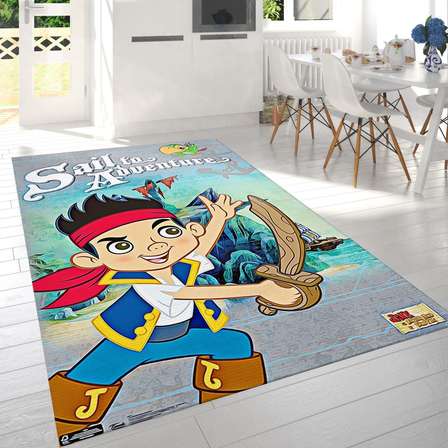 Jake And The Neverland Pirates Rectangle Rug – Custom Size And Printing