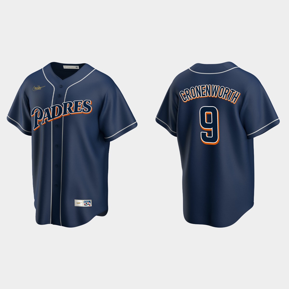 Jake Cronenworth #9 San Diego Padres Cooperstown Collection Jersey - Navy