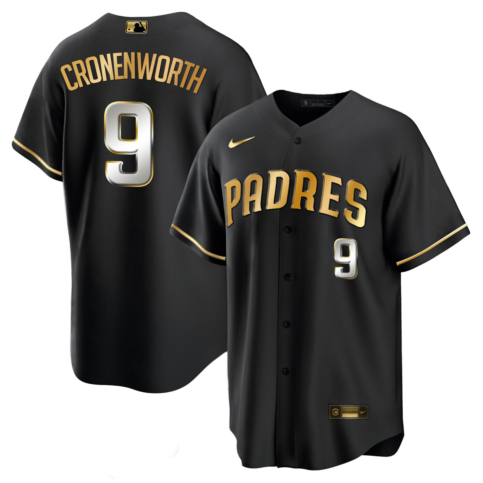 Jake Cronenworth Men's San Diego Padres Black Limited Cool Black Limited Jersey - All Stitched