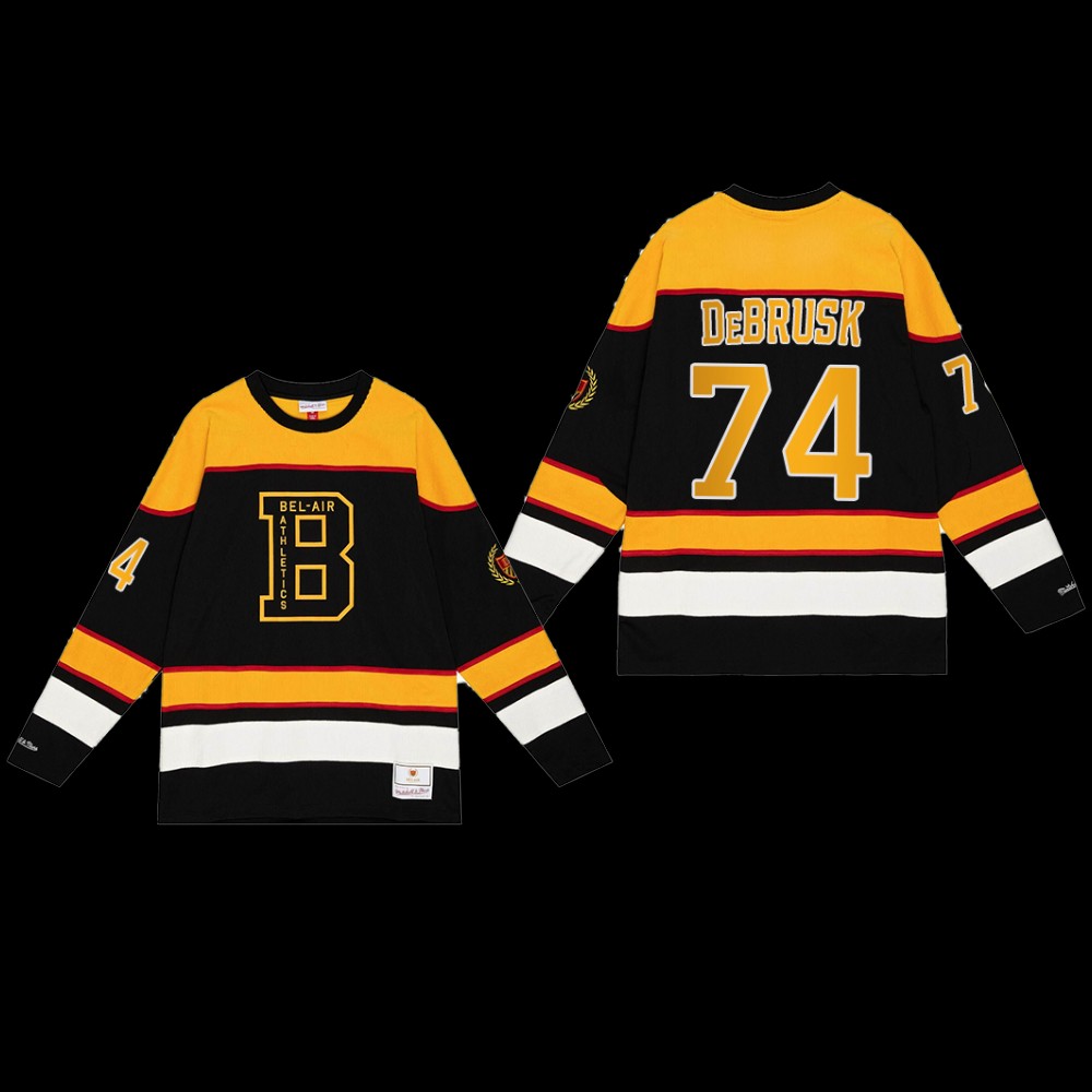 Jake DeBrusk Boston Bruins NHL X Bel-Air Jersey Black #74