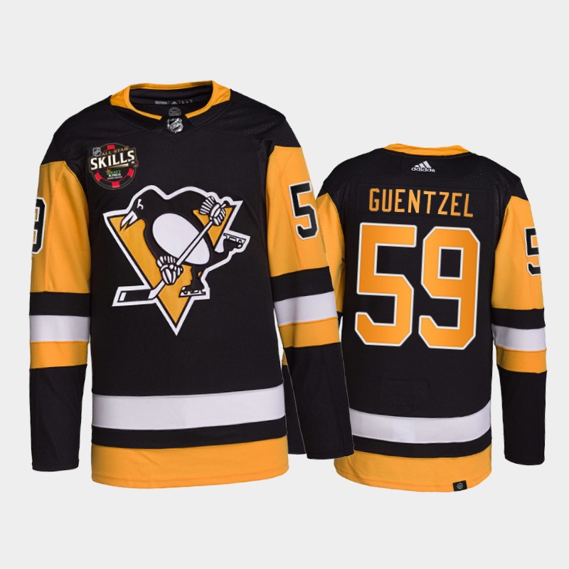 Jake Guentzel Pittsburgh Penguins 2022 NHL All-Star Skills Jersey Black #59 Competition Patch Uniform