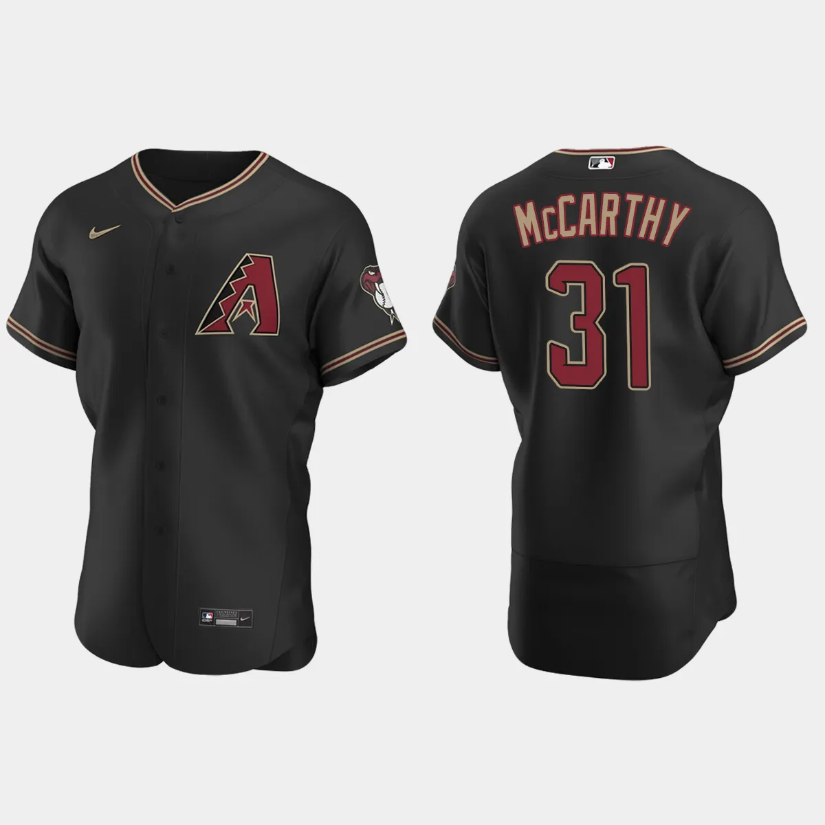 Jake McCarthy Arizona Diamondbacks Alternate Jersey - Black