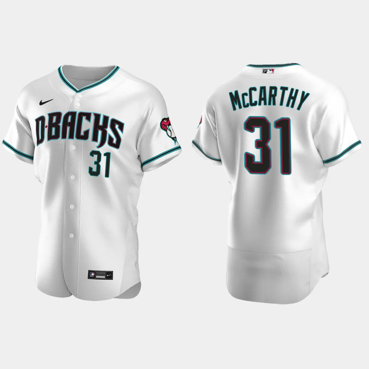 Jake McCarthy Arizona Diamondbacks Alternate Jersey - White