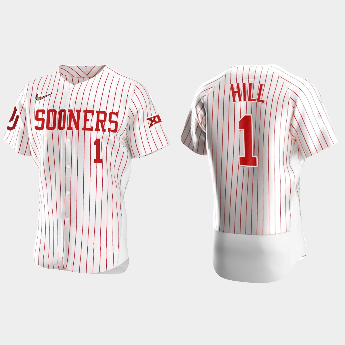 Jalen Hill Oklahoma Sooners 2021 Vapor Prime College Jersey - White