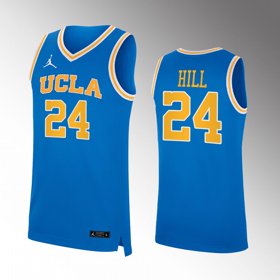 Jalen Hill UCLA Bruins #24 Royal Jersey College