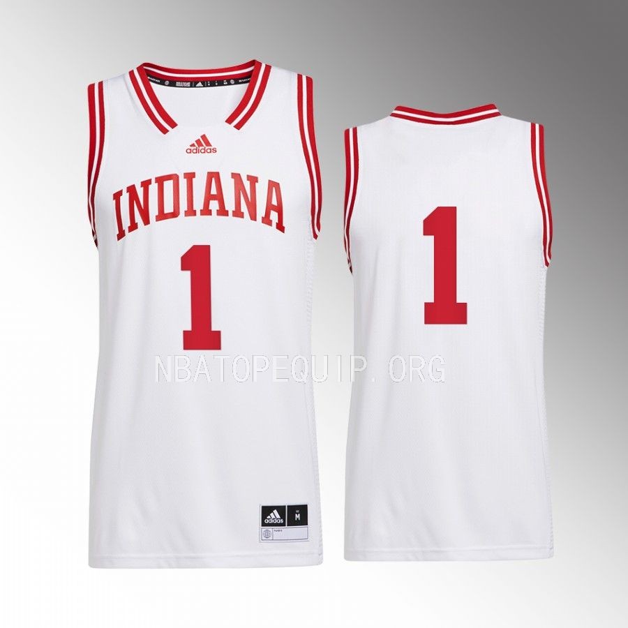 Jalen Hood-Schifino Indiana Hoosiers White Jersey 2022-23 Swingman
