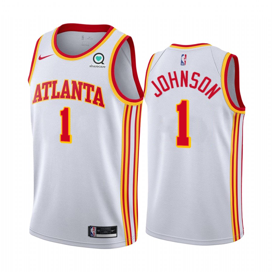 Jalen Johnson 2021 NBA Draft Atlanta Hawks Classic Edition Jersey White