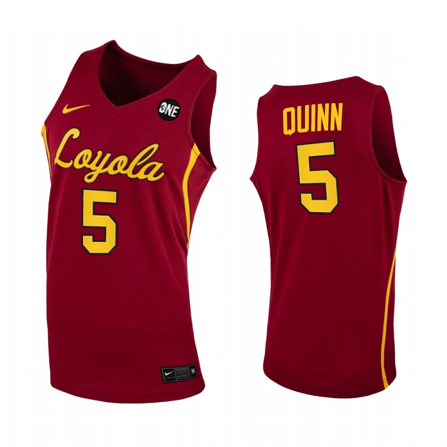 Jalen Quinn Loyola Chicago Ramblers Red Jersey 2022-23 College