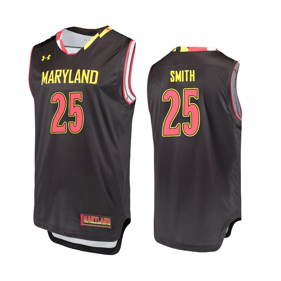 Jalen Smith Maryland Terrapins #25 Performance College Jersey - Black