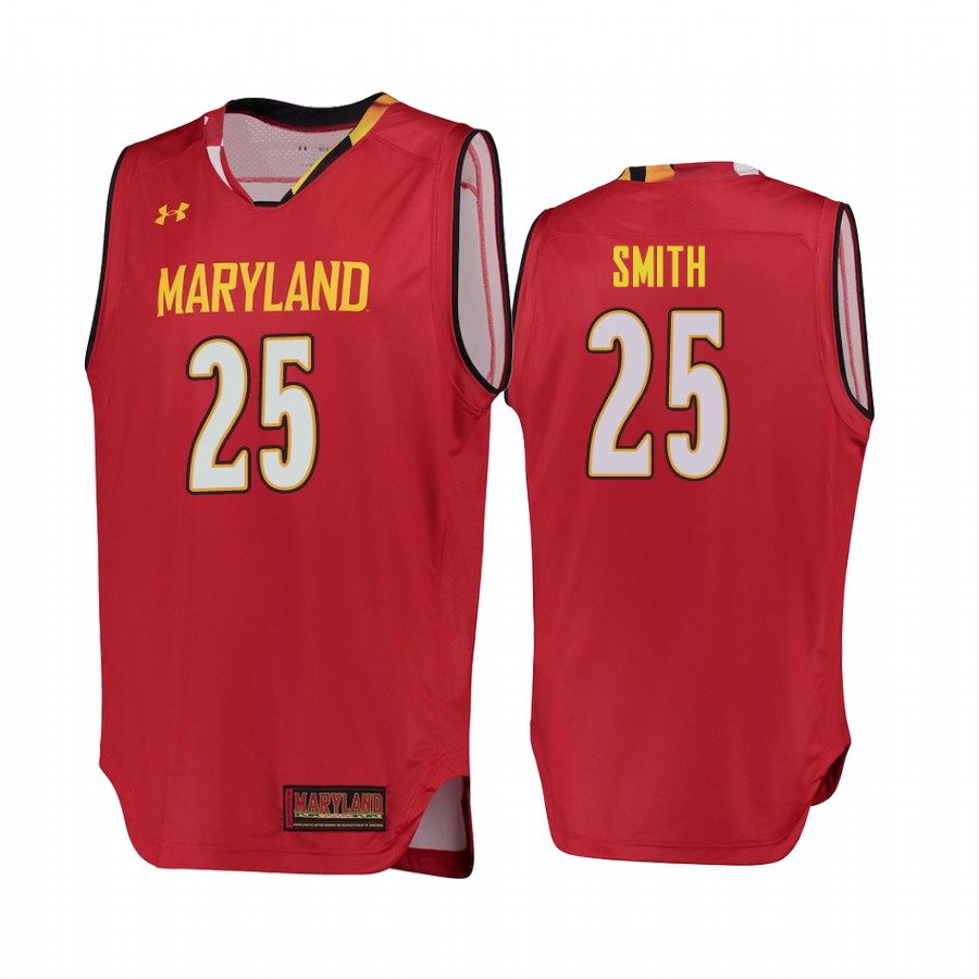 Jalen Smith Maryland Terrapins #25 Performance College Jersey - Red