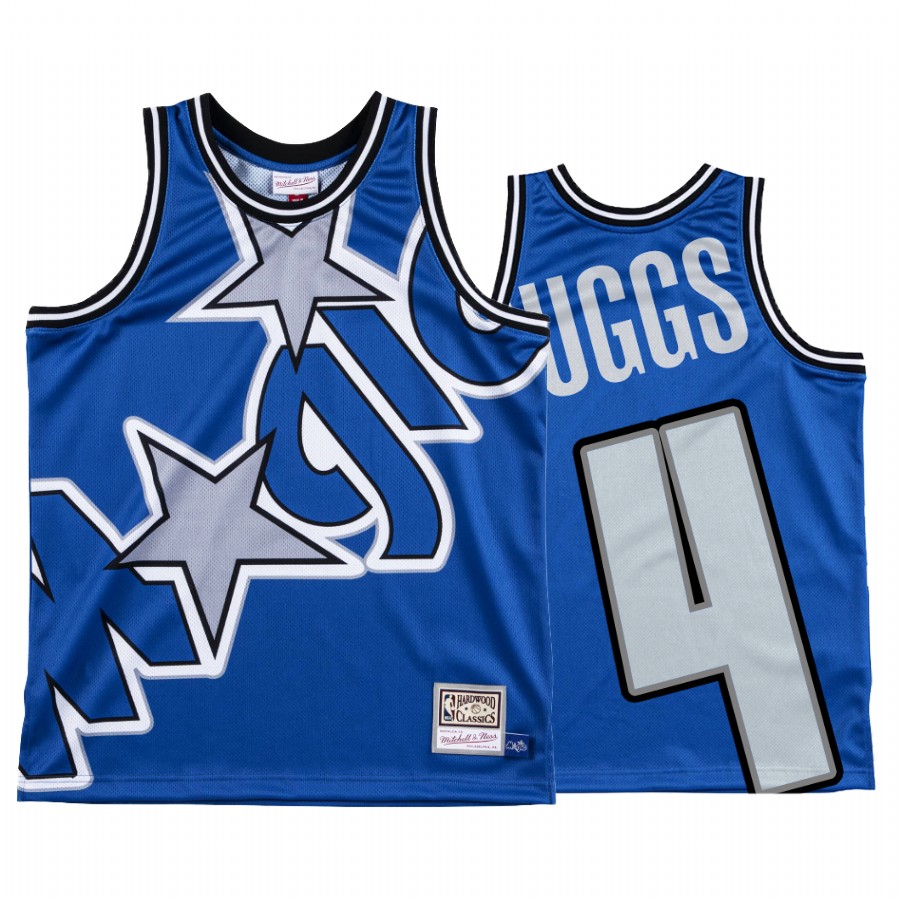 Jalen Suggs 4 Orlando Magic Big Face Blue Jersey 2021 Draft