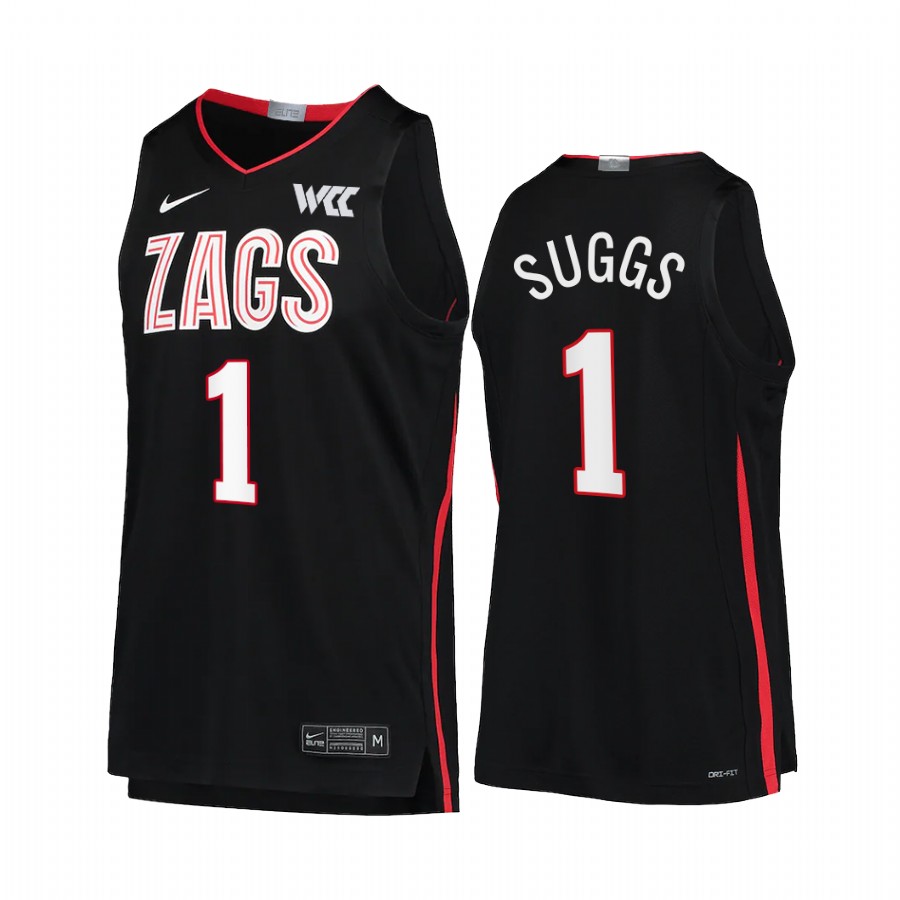 Jalen Suggs Gonzaga Bulldogs Black Jersey College NBA Alumni