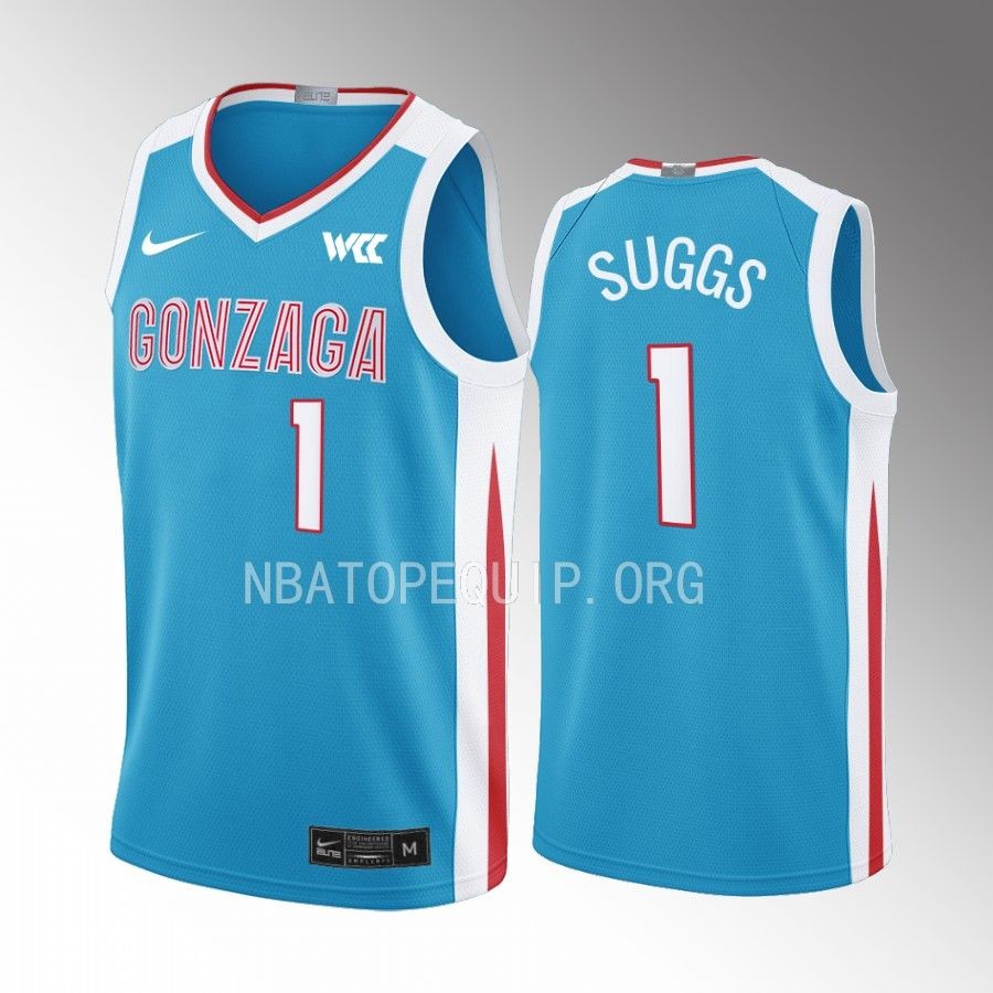 Jalen Suggs Gonzaga Bulldogs Blue Jersey College Alumni