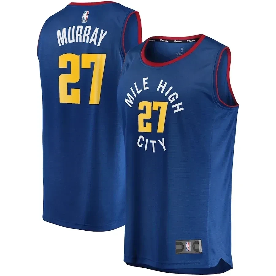 Jamal Murray Denver Nuggets Fast Break Player Jersey – Statement Edition – Blue