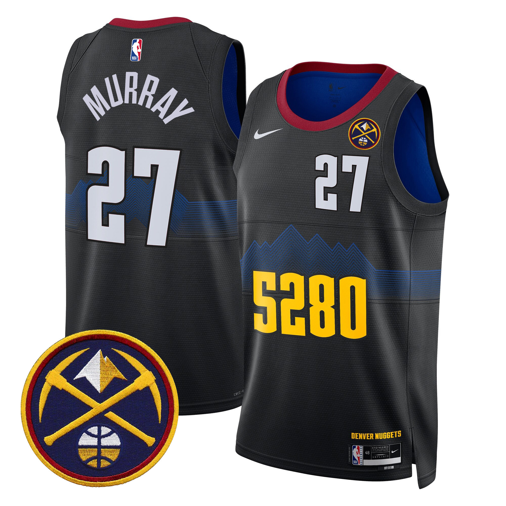 Jamal Murray Men's Denver Nuggets Swingman 5280 City Jersey - All Stitched
