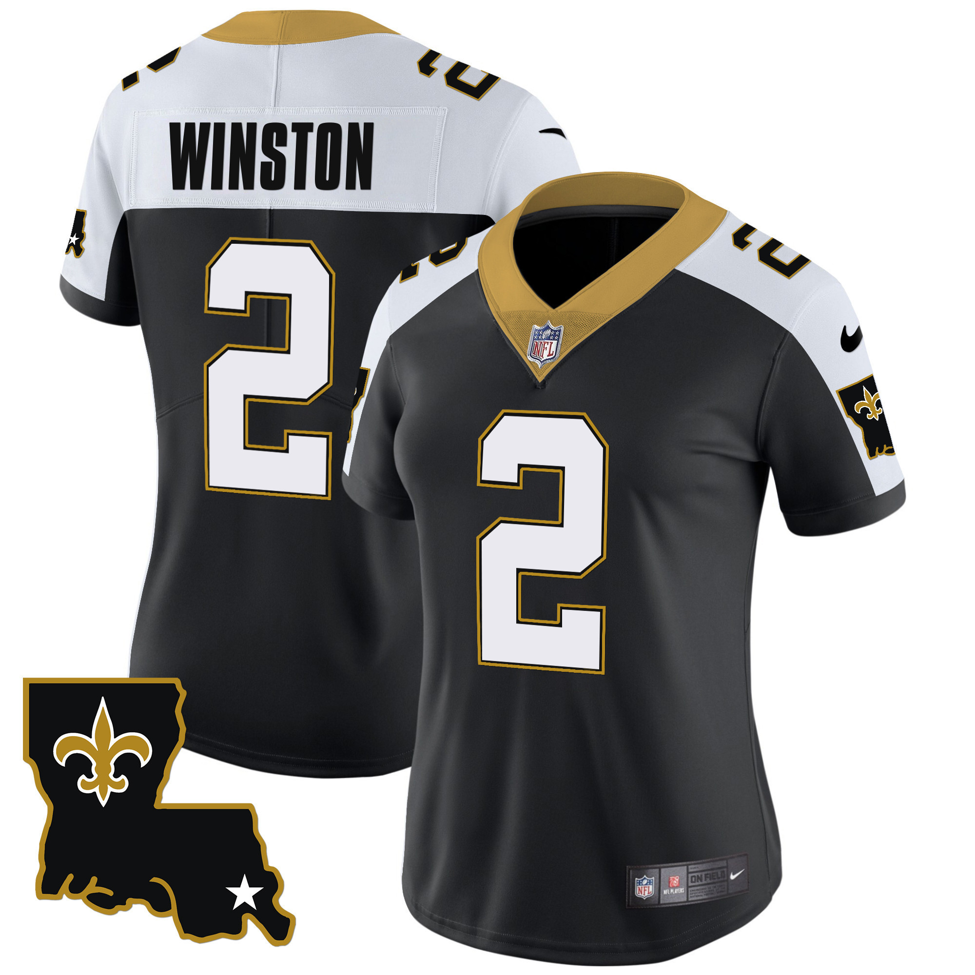 Jameis Winston Women's New Orleans Saints 1987 Legacy Vapor Alternate Jersey - All Stitched 