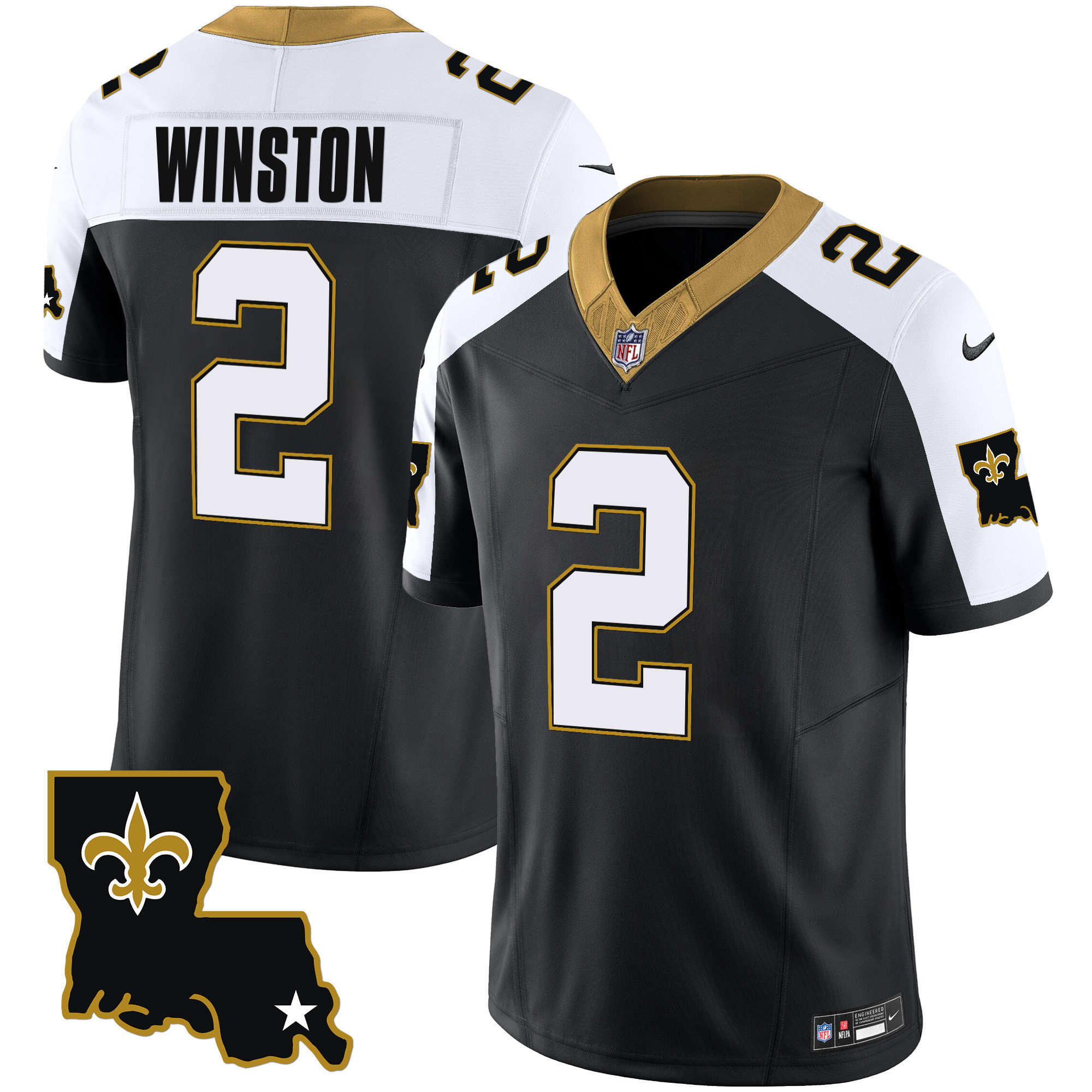 Jameis Winston Youth's New Orleans Saints 1987 Legacy Vapor Alternate Jersey - All Stitched 
