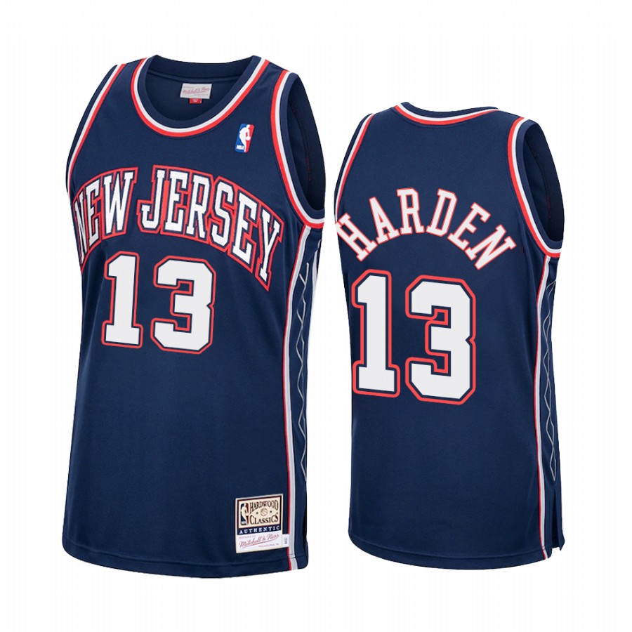 James Harden Brooklyn Nets Hardwood Classics Navy Jersey