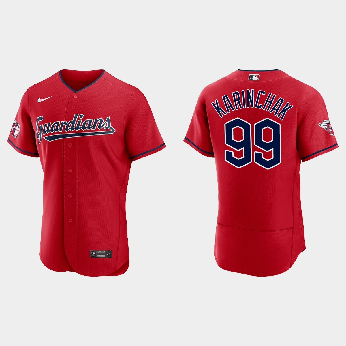 James Karinchak Cleveland Guardians Jersey - Red