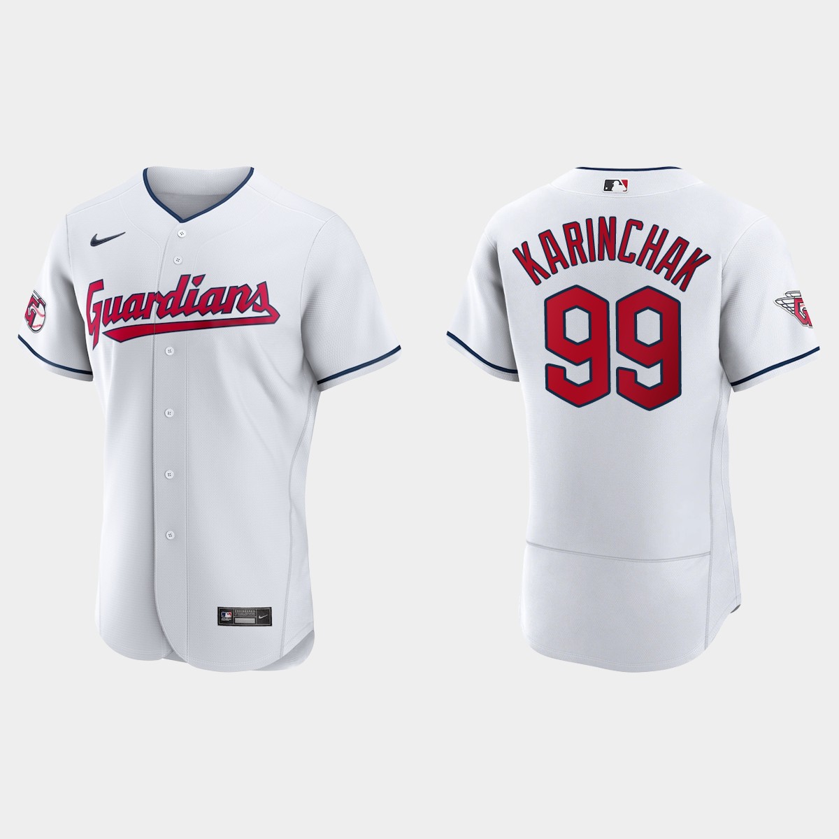 James Karinchak Cleveland Guardians Jersey - White