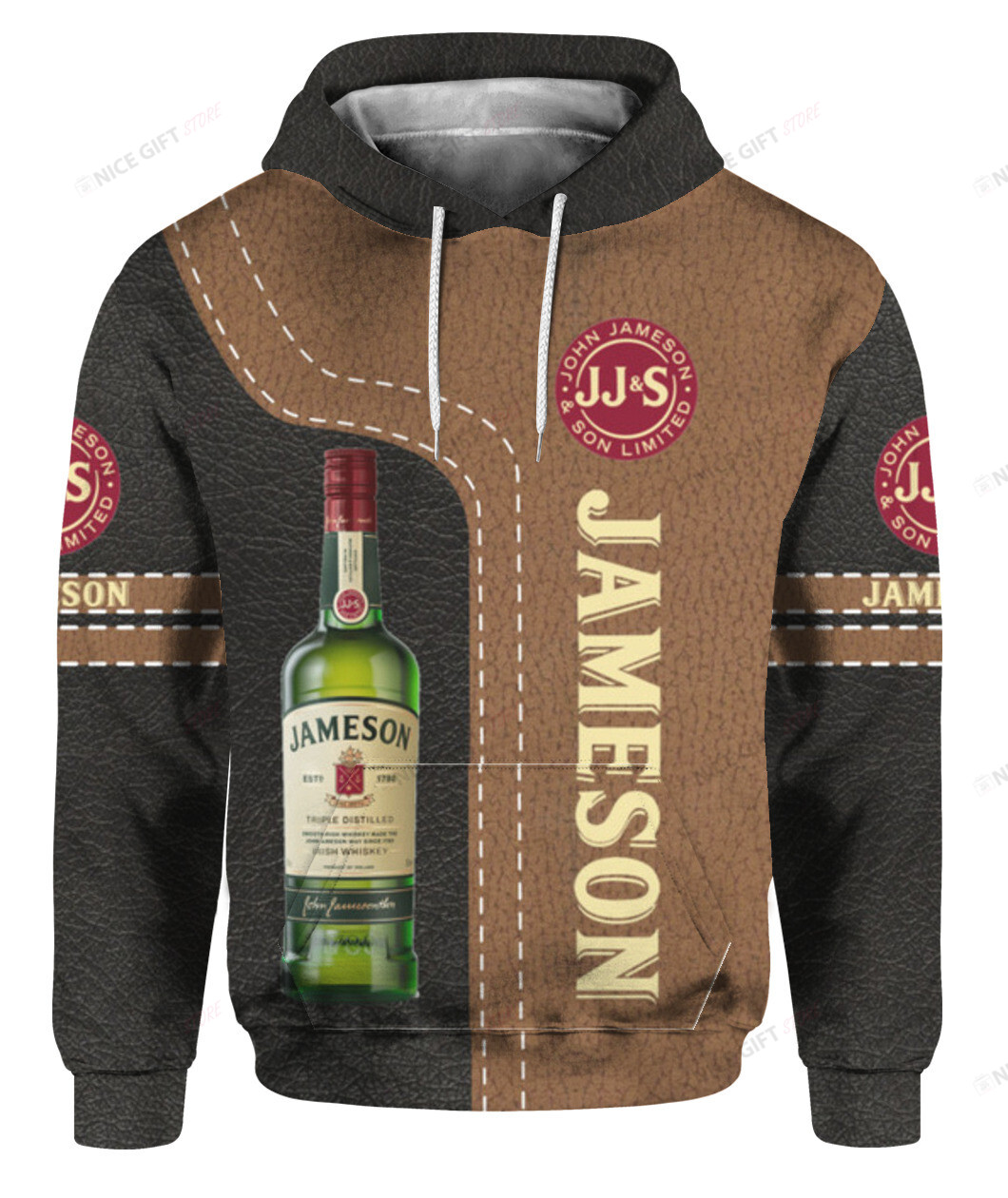 Jameson Irish Whiskey 3D Hoodie Gift For Fans