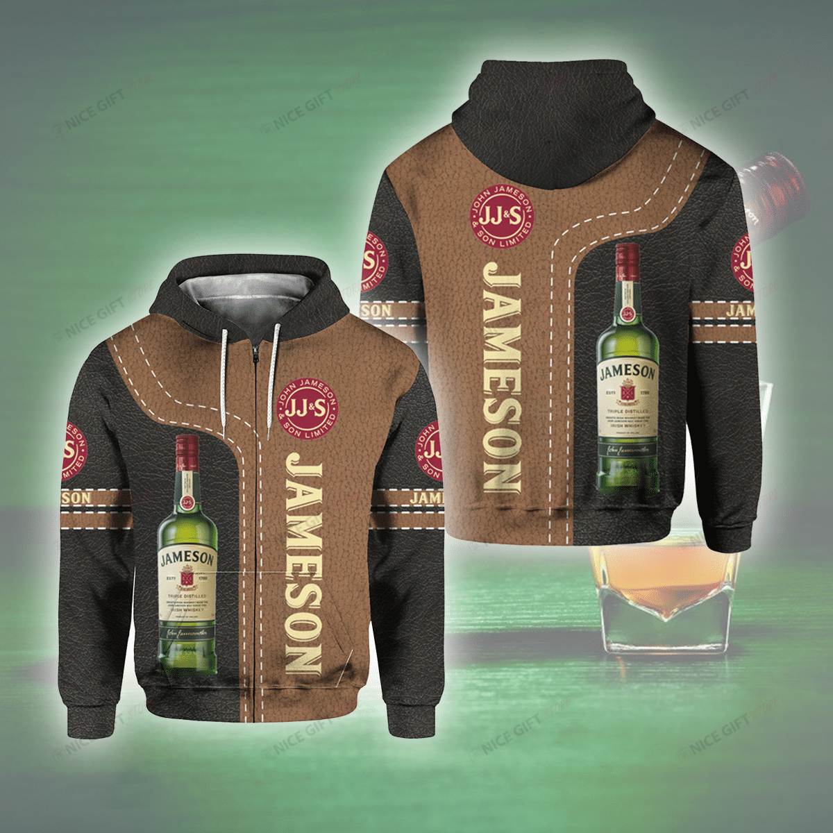 Jameson Irish Whiskey 3D Hoodie Gift For Fans