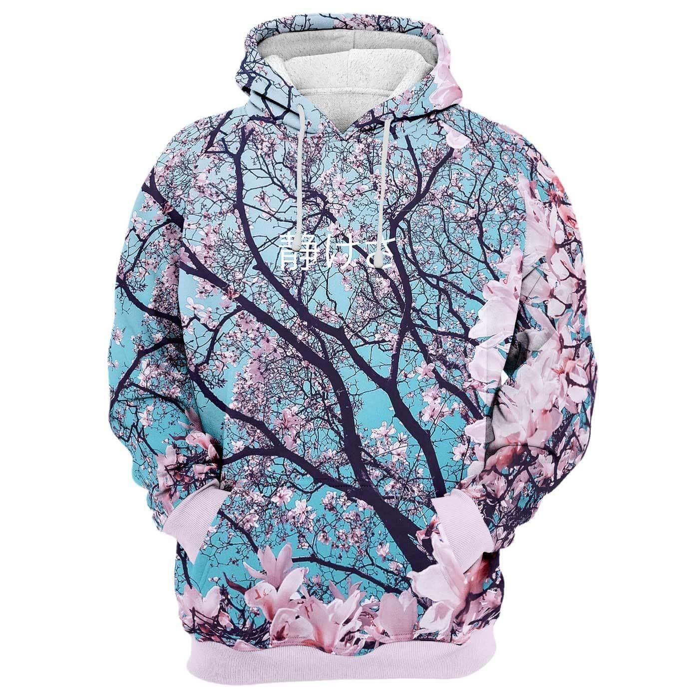 Japan cherry blossom all printed 3D Hoodie