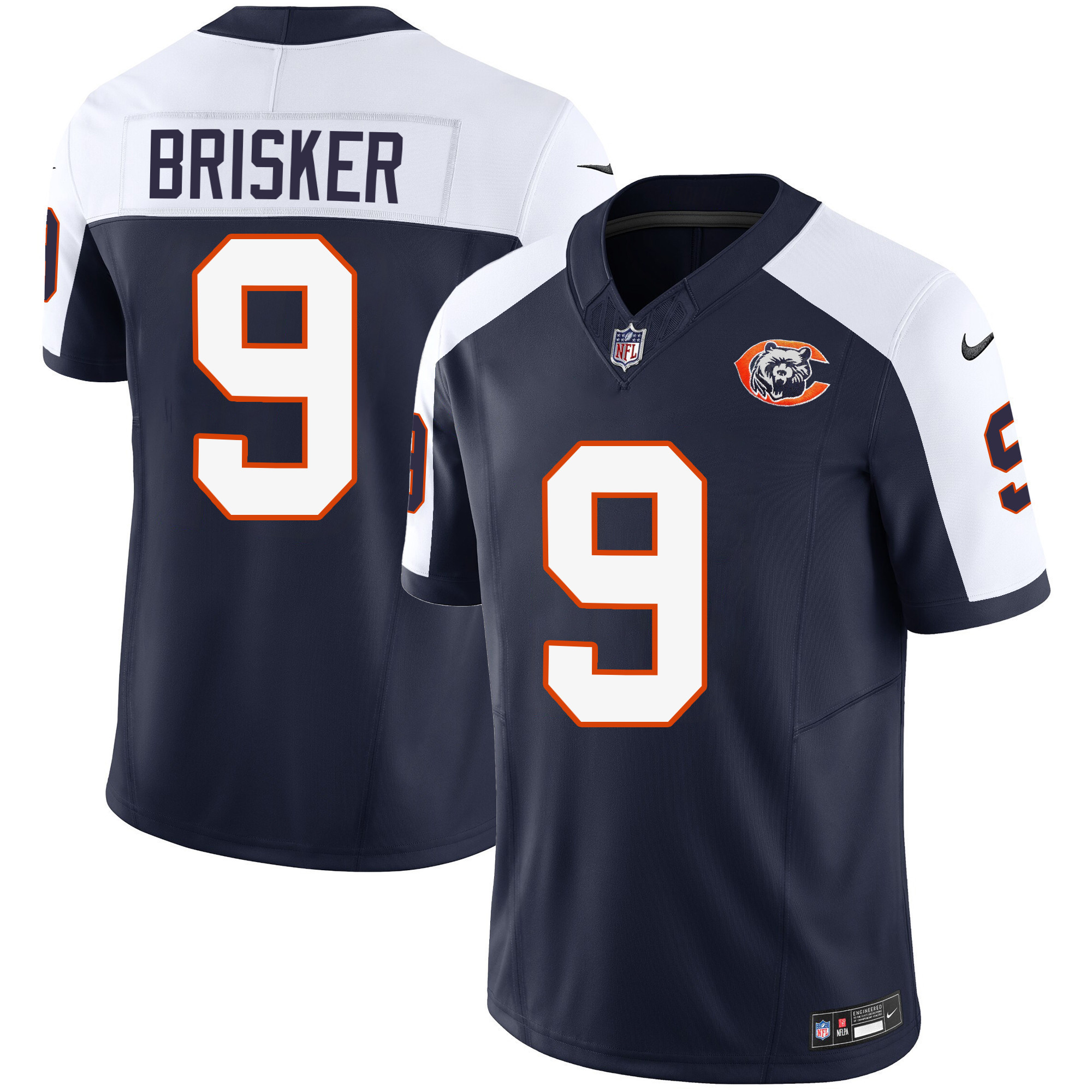 Jaquan Brisker Youth's Chicago Bears Throwback Vapor Alternate Jersey - All Stitched 