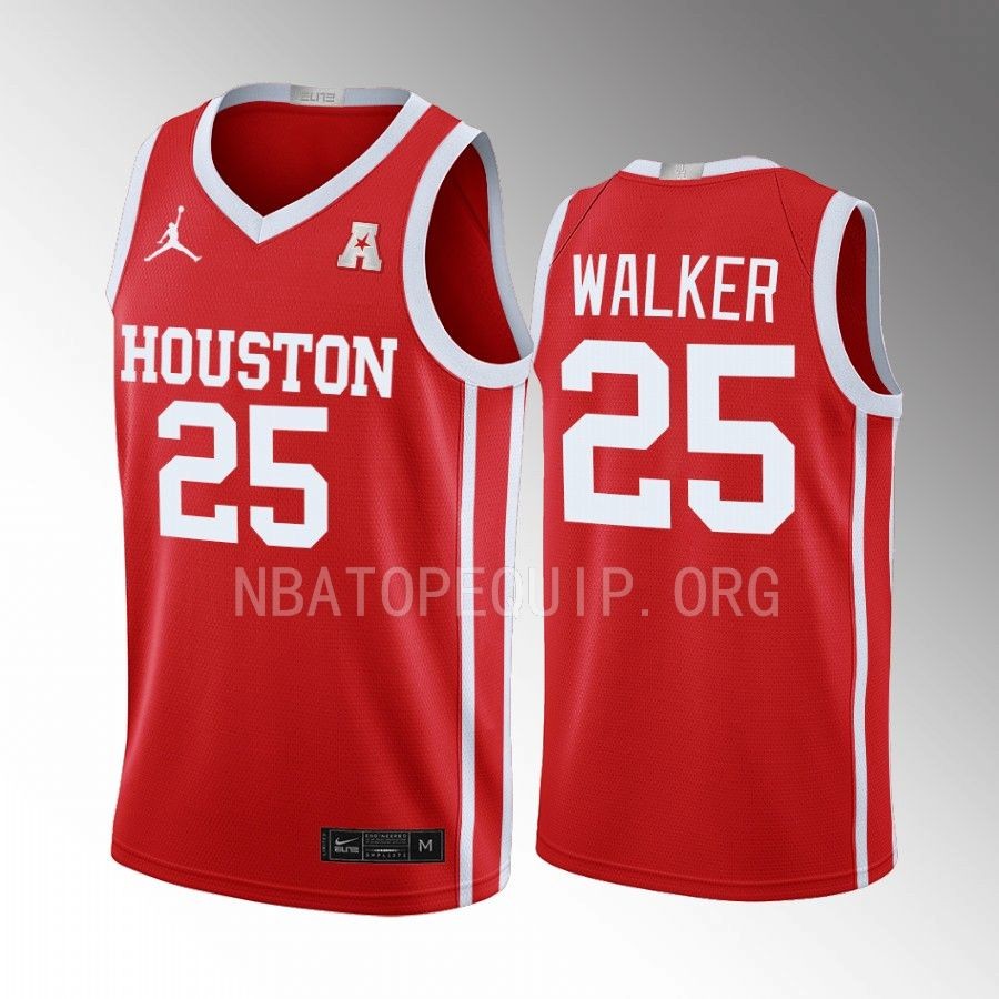 Jarace Walker Houston Cougars Scarlet Jersey 2022-23 Limited Away