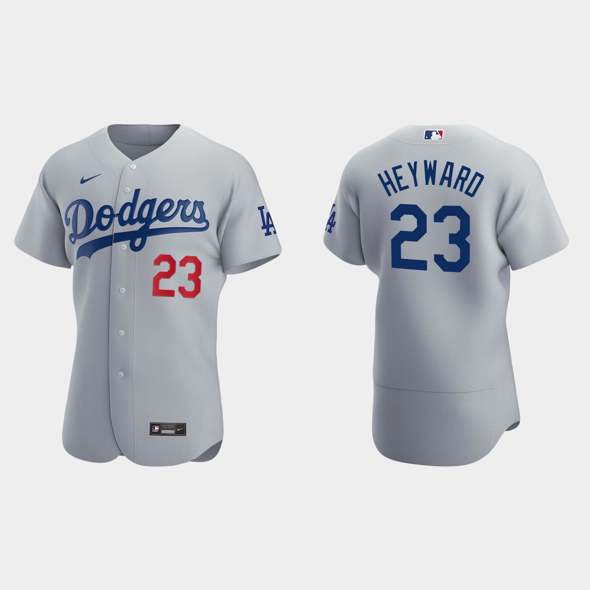 Jason Heyward Los Angeles Dodgers Alternate Jersey - Gray