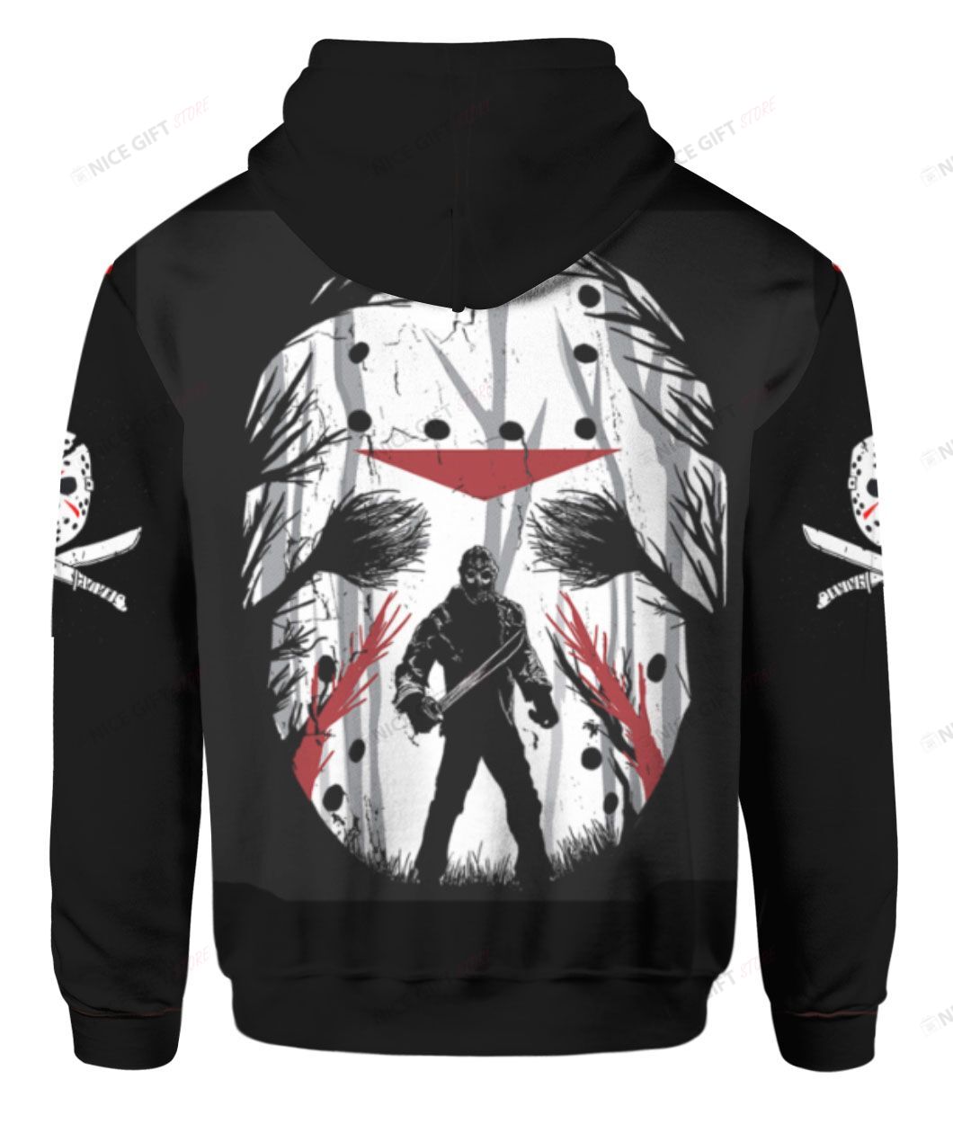 Jason Voorhees 3D Hoodie Gift For Fans