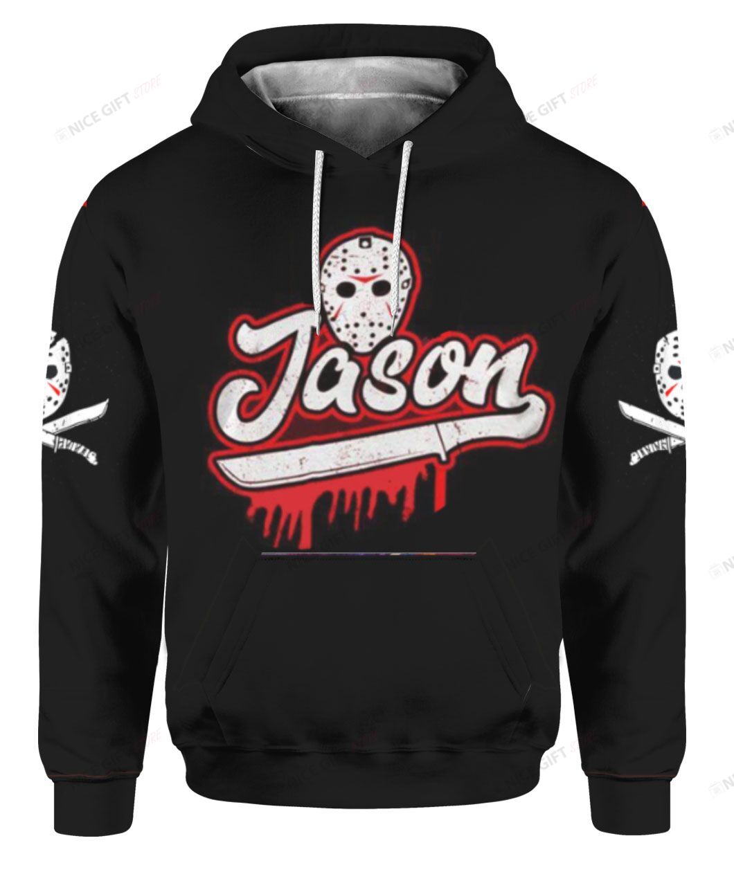 Jason Voorhees 3D Hoodie Gift For Fans