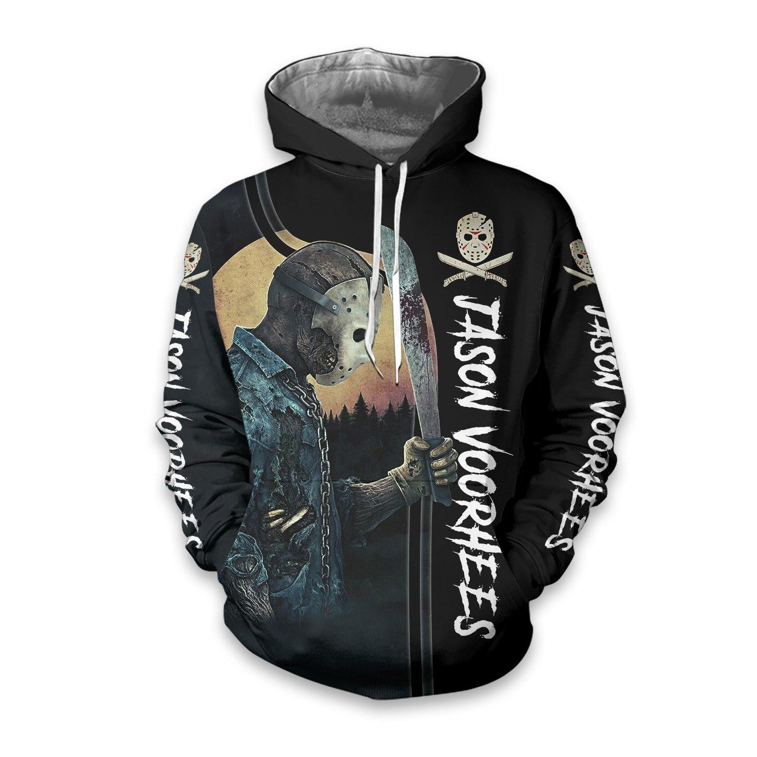 Jason Voorhees Aop Hoodie