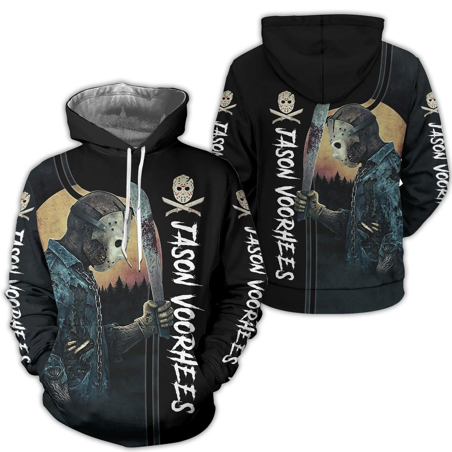 Jason Voorhees Aop Hoodie