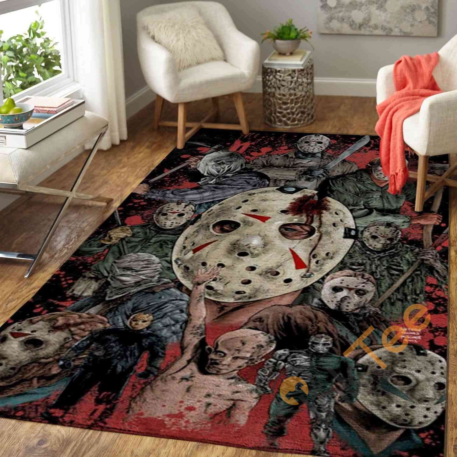 Jason Voorhees Halloween Special Area Rectangle Rug