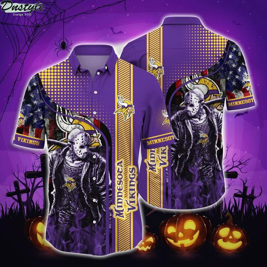 Jason voorhees minnesota vikings Hawaiian Shirt