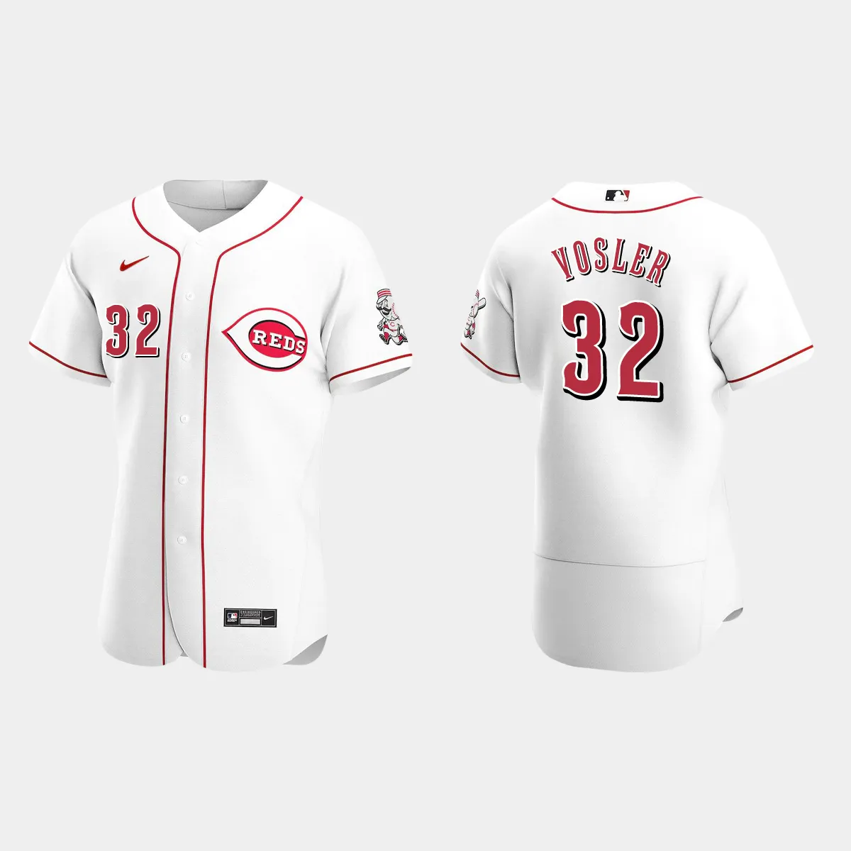 Jason Vosler Cincinnati Reds Home Jersey - White
