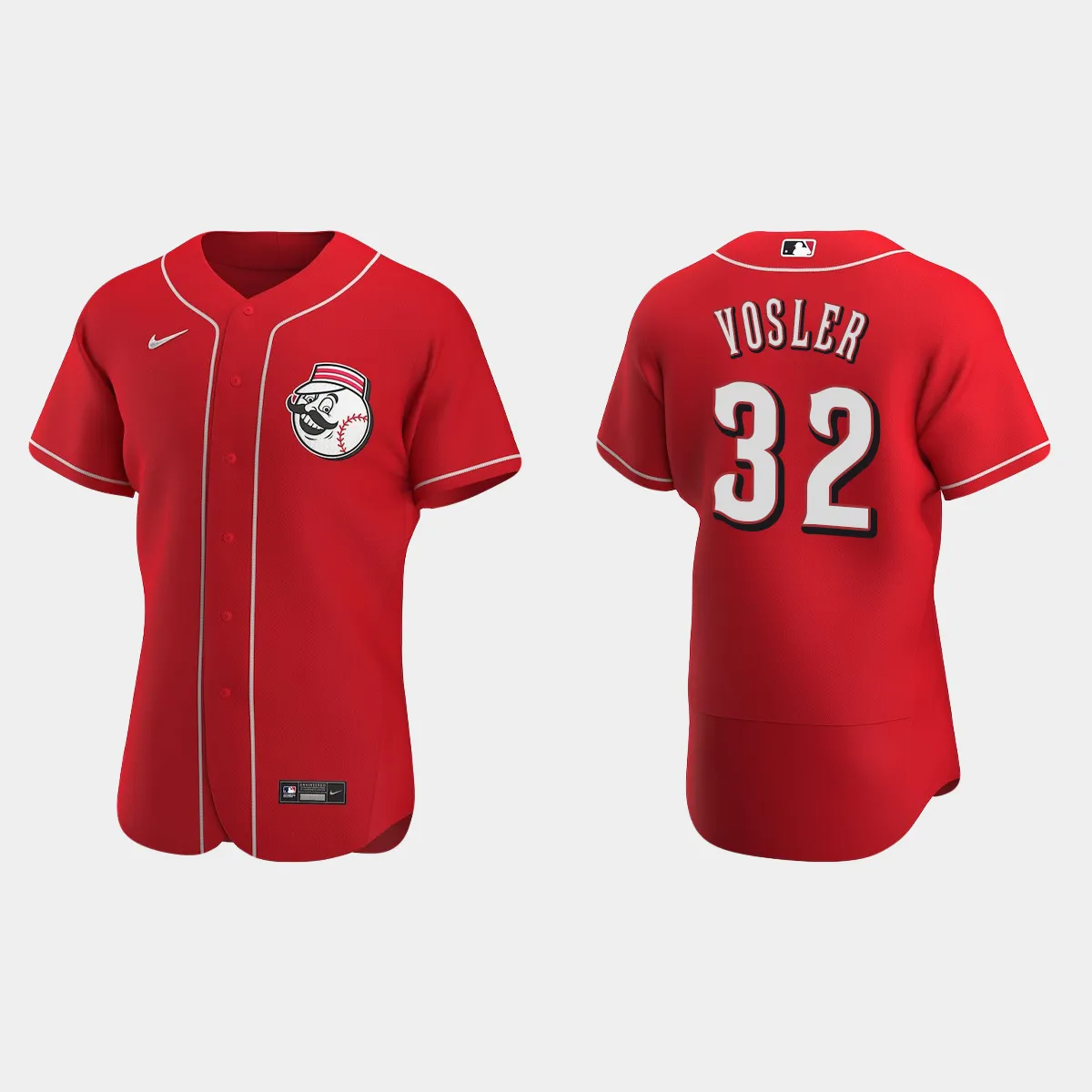 Jason Vosler Cincinnati Reds Jersey - Scarlet