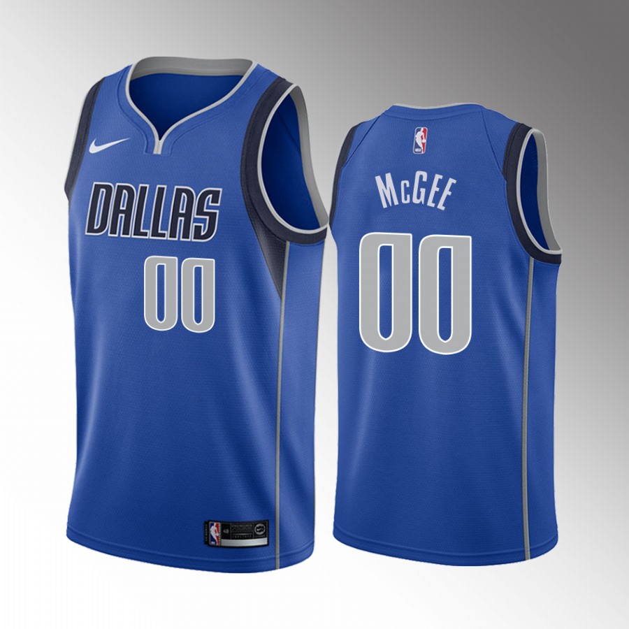 JaVale McGee Dallas Mavericks Blue Icon Edition Men Jersey 2022 Trade