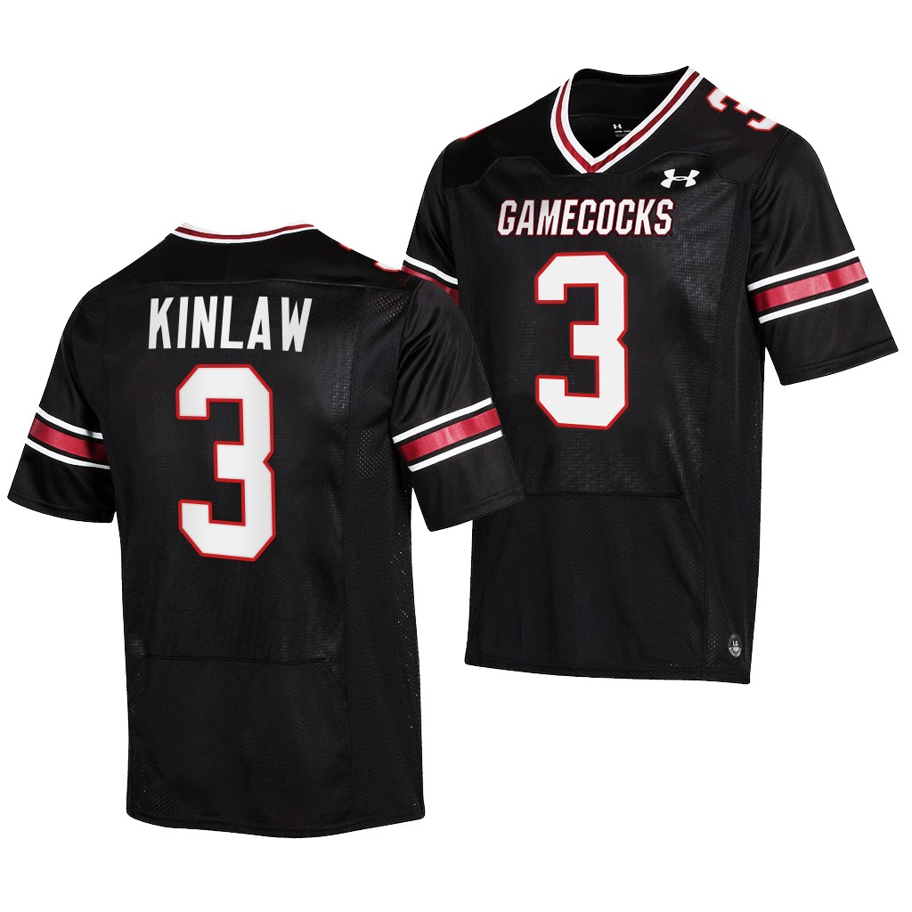 Javon Kinlaw South Carolina Gamecocks #3 Black Jersey Alumni Men's NIL Uniform